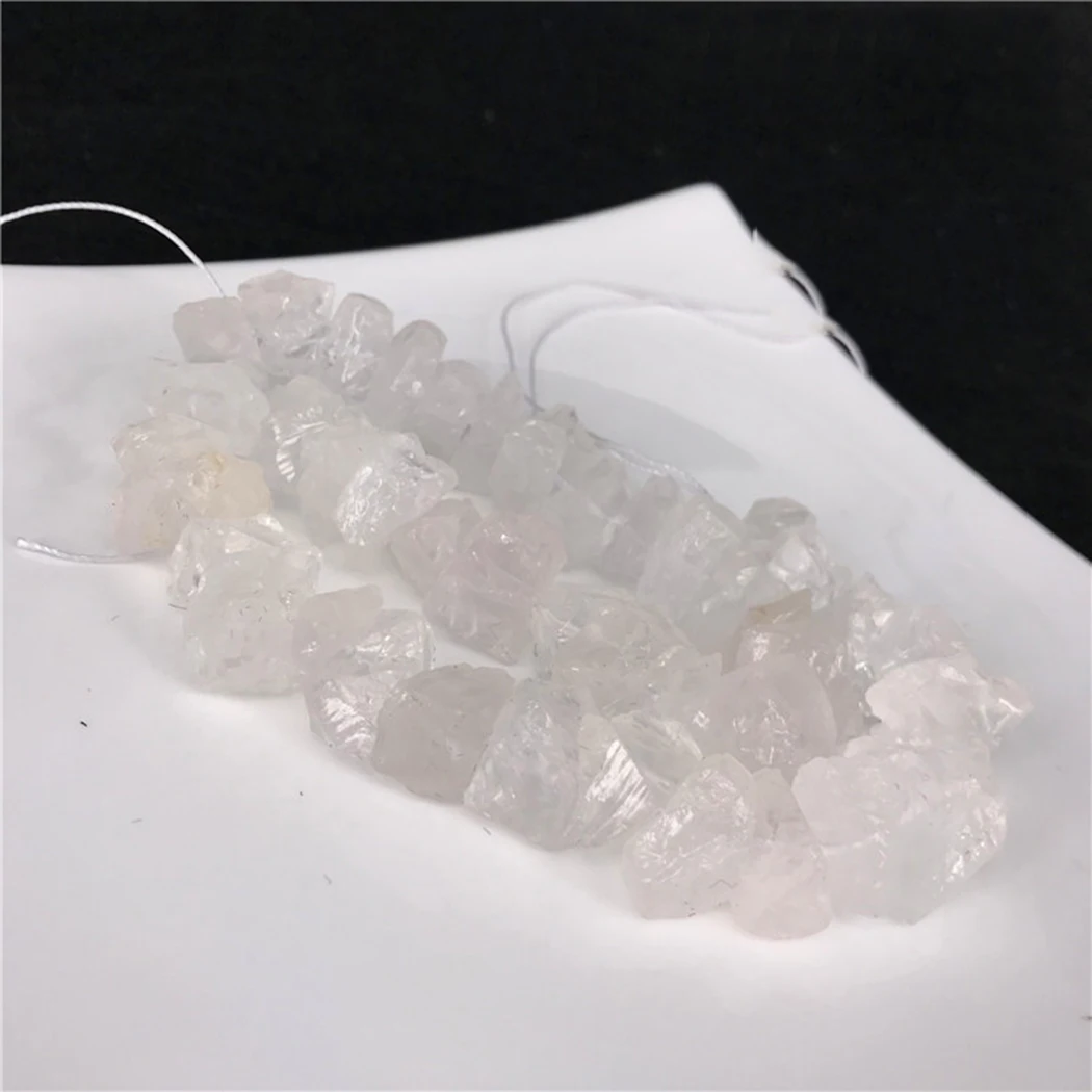 43-46pcs Lapis Lazuli Aquamarine Prehnite Tourmaline Amethyst Citrine Labradorite raw Gemstone beads 13-15mm for Jewelry Making