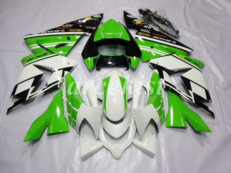 4 подарки ABS мотоцикл обтекатели комплект подходит для Kawasaki Ninja ZX-10R ZX10R 2004 2005 04 05 Кузов Набор черный