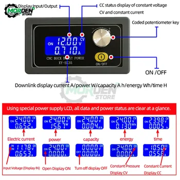 

SK35 5V 12V 24V DC-DC Adjustable DC Regulate Power Supply Boost Buck Module Constant Voltage Constant Current For Solar Battery