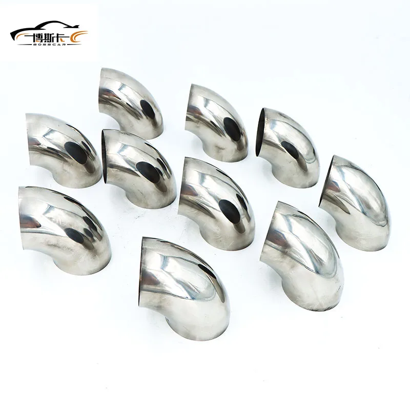 2.0 2.25 2.5 2.75 3.0in Stainless Steel Elbow 90 &deg;Thickness Suitable for Automotive Modification of Exhaust Pipes,Stair handrail