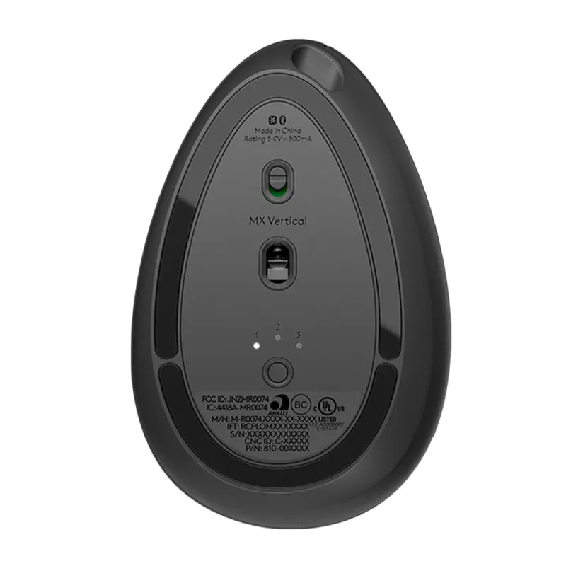 Logitech MX Вертикальная беспроводная мышь ERGO графитовая Быстрая бесплатная