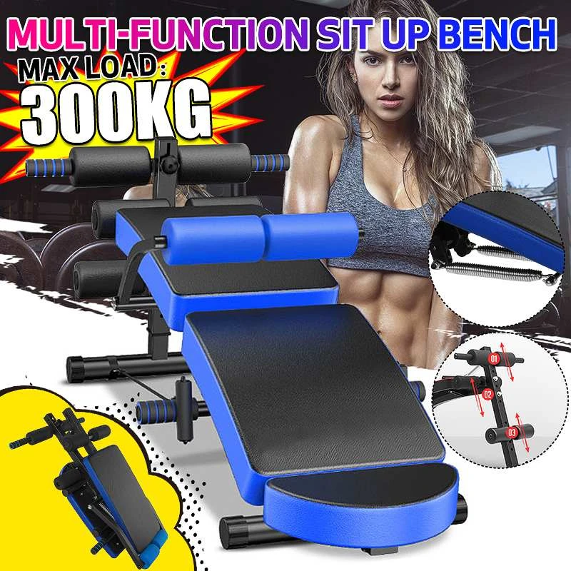 - Adjustable Sit Up Bench Multiposition Comfortable Stable Durable Multifunctional Steel Fitness Workout Bench Exercise Training
