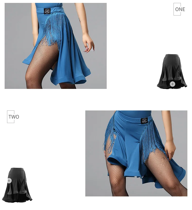 Новинка 2019, юбка для латинских танцев, распродажа, женская сексуальная юбка с кисточками, раскол, рыбья кость, профессиональная бальная