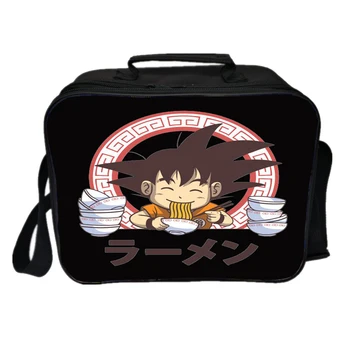 

Cute Goku Dragon Ball Lunch Bag Worker Lunch Bag Students Anime Lunch Box Child Cooler Bag Picnic Insulation Bag Gift