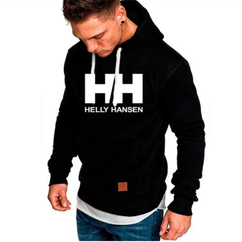 

Mens Hooded Sweatshirt Sportswear HH Print Hip Hop Trend 2020 New Clothing Fall Casual Fall