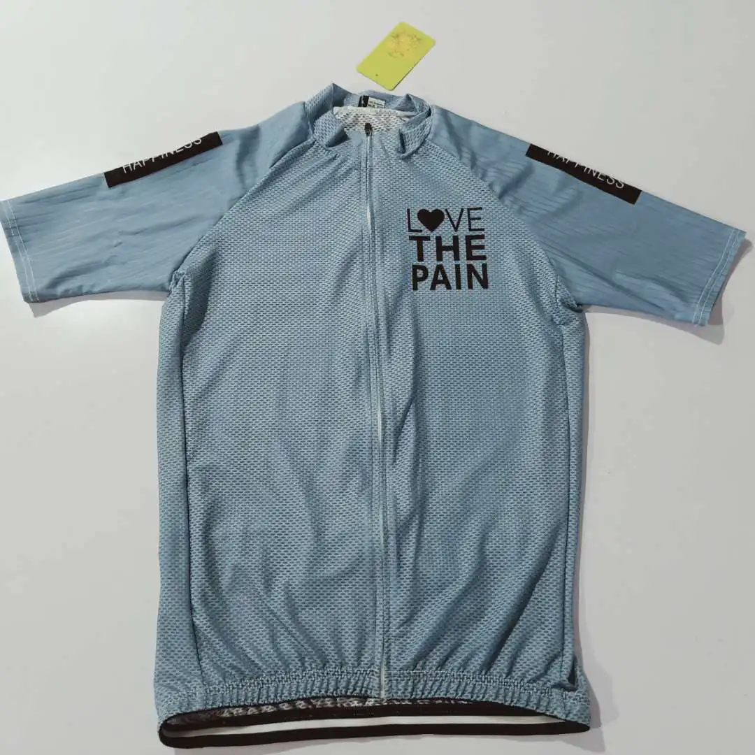 LOVE THE PAIN Pro Team Cycling Set 2021 High Quality American Professional Summer Outdoor Cycling Jersey Italian Webbing Pants