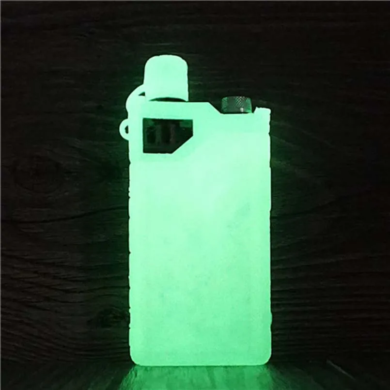 Blue Текстурированная Кожа для Sigelei Snowwolf Wocket Pod system Vape защитный силиконовый чехол резиновый чехол Защитный кожаный чехол - Цвет: Blue