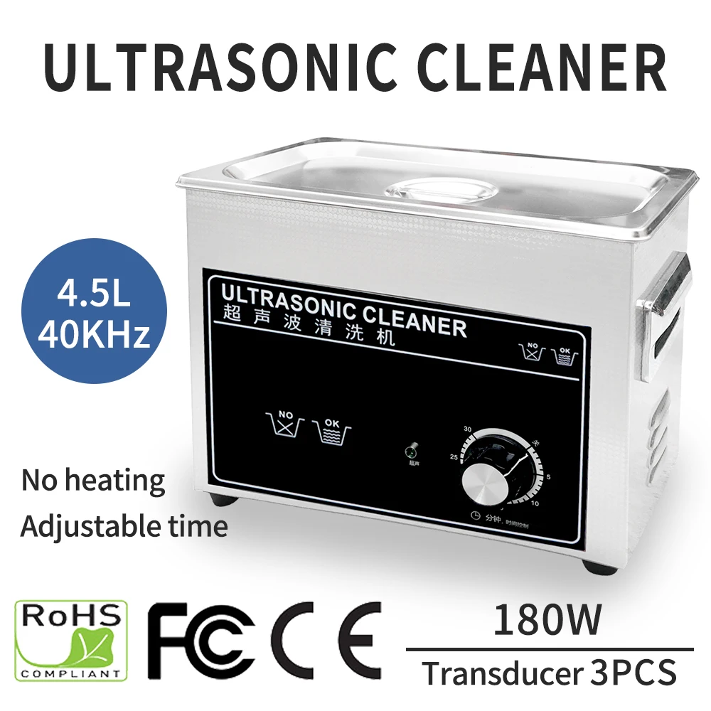 US $176.58 45L Ultrasonic Cleaner Multi Function 40khz 110V220V Ultrasound Washer Hardware Injector Spark Plug Rust Oil Nozzle Removal