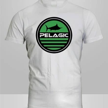 Водная новая пелагическая рыболовная Футболка мужская Diy разделенная футболка