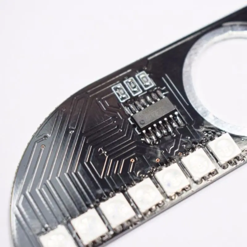 DIY Круглый треугольной формы светодиодный POV вращающийся ручной Спиннер SMD Обучающий набор