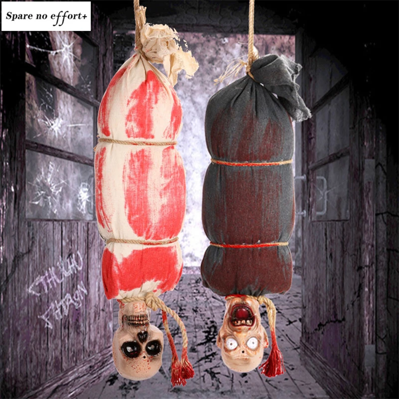 

Hanging Horror Halloween Decoration Skull Halloween Horror Props Electric Horror Scream Halloween Scary Ghost Zombie Ghost