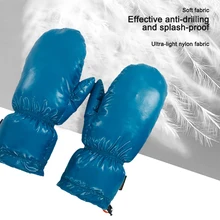 Лыжная перчатка утиное перо портативная зимняя уличная спортивная Лыжная Рыбалка Аксессуары для альпинизма ручная теплая Защитная пуховая перчатка