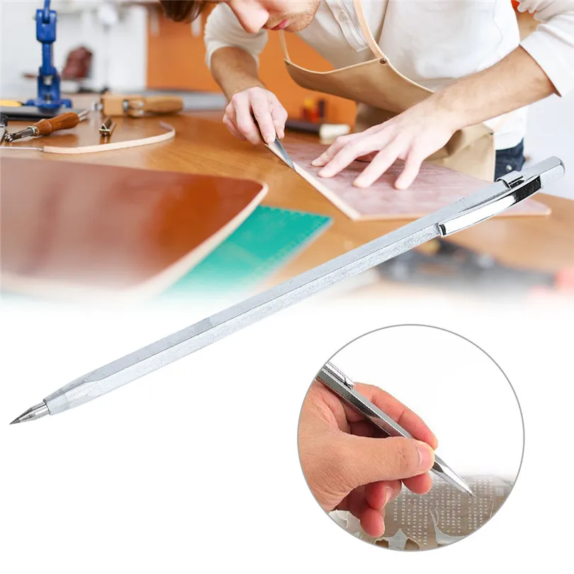Leather Tool Cutter Milling Woodwork Tungsten Carbide Tip Scriber Metal Engraving Pen For Glass Ceramic Carving Hand | Дом и сад