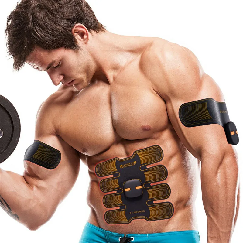 Slimming Fat Burning Exerciser Electric Muscle Training Gym Smart Fitness Muscle Stimulator Abdominal Tool Muscle Stimulator