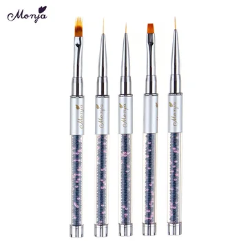 

5 Types /Set Nail Art Design Dotting Painting Drawing Brush Pen Tool Mixed-color Pearl Nail Manicure Art Pens Set Supplies