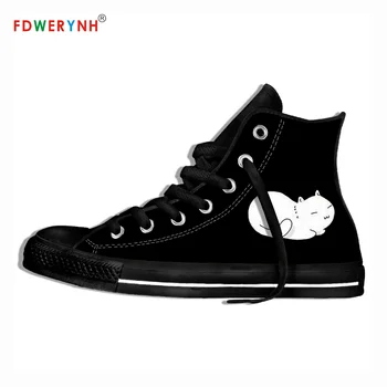 

Canvas Sneakers Design Animal Cat High Top Canvas Unisex Shoes