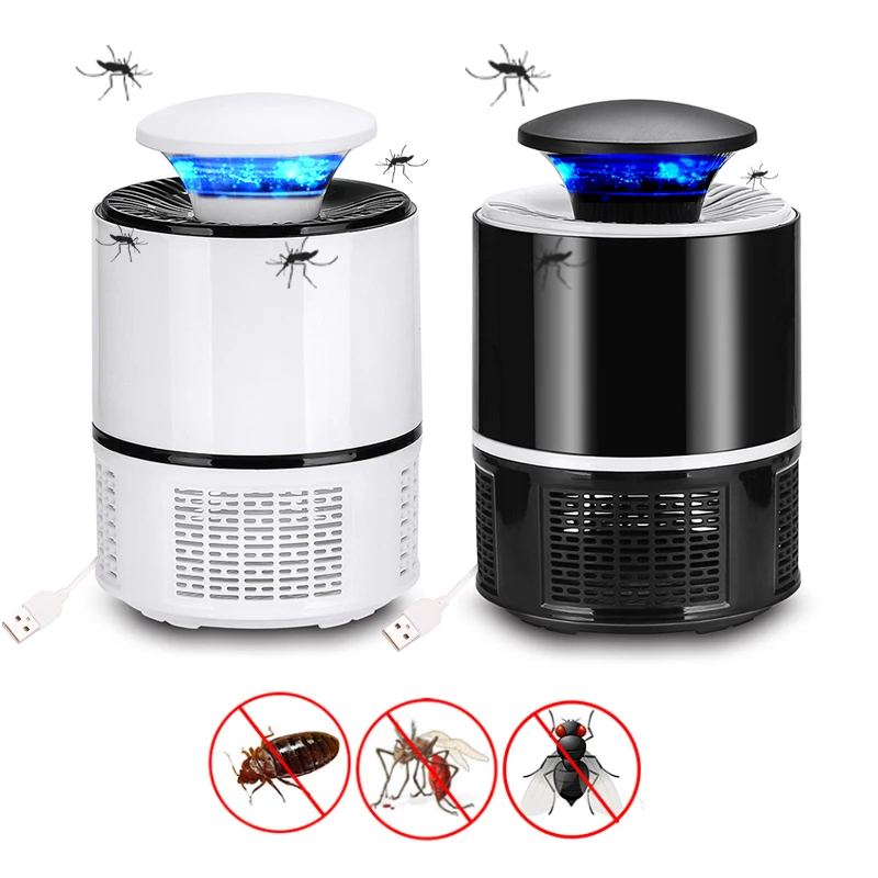 

Dropship Mosquito Killer Lamp USB Electric Mute No Radiation Insect Killer Flies UV Light Anti Mosquito Lamp Home Repellent