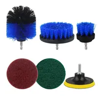 attachment מקדחה 6pcs סט מקדחה מברשת Attachment כל מטרה כוח Scrubber מטבח ניקוי כלי קיט Auto Car Wash תחזוקה (1)
