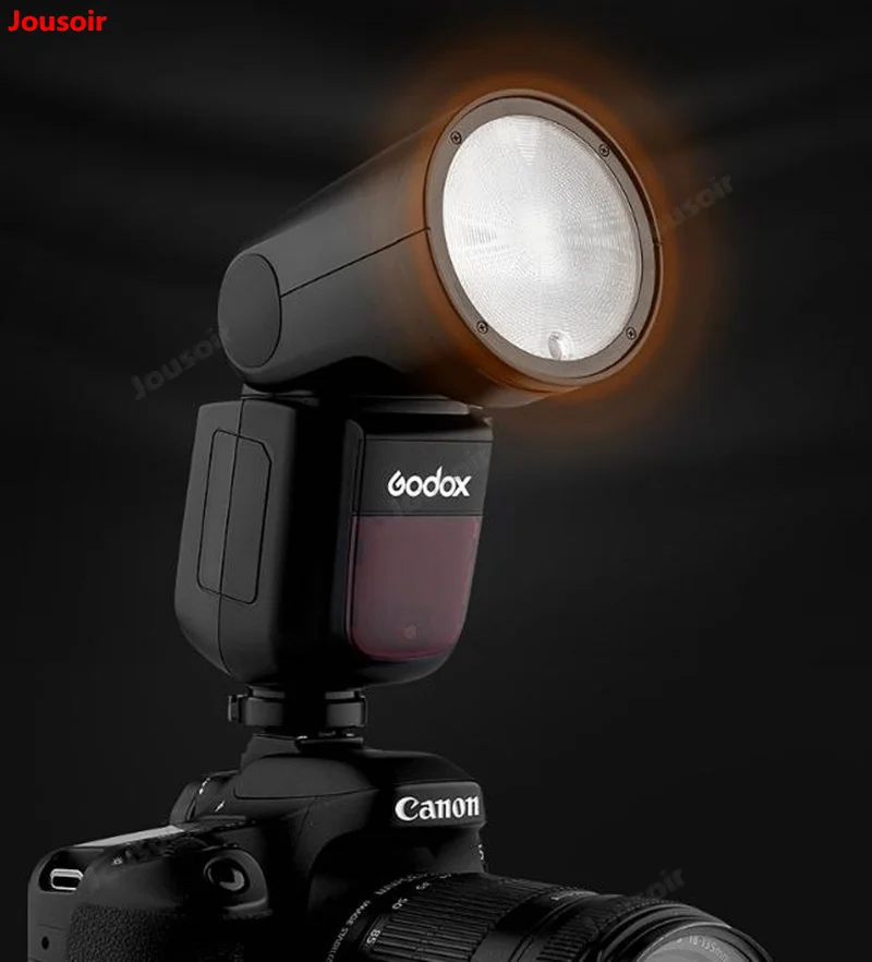 Годокс V1 Flash V1C V1N V1S V1F V1O TTL 1/8000 с HSS литиевая батарея Вспышка Speedlite для C / N / S / F / O камеры CD50 T03