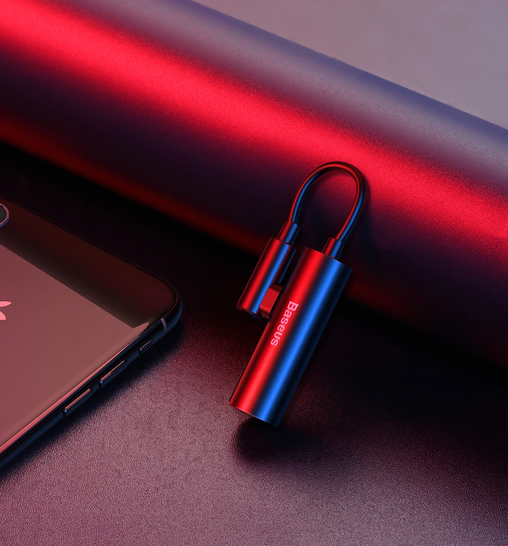 Baseus 2 в 1 для Apple Lightning до 3,5 мм разъем для наушников адаптер аудио Зарядка конвертер для iPhone xs xr 8 7 6s 5S 11 зарядное устройство