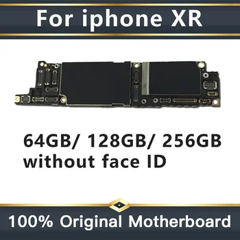 

For iphone XR motherboard without face ID unlocked IOS update logic board XR original replaced board 64GB/128GB/256GB mainboard