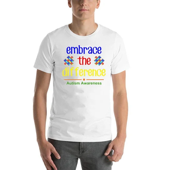 

Embrace the Difference T-Shirt Autism Awareness T-Shirt Autism Shirt