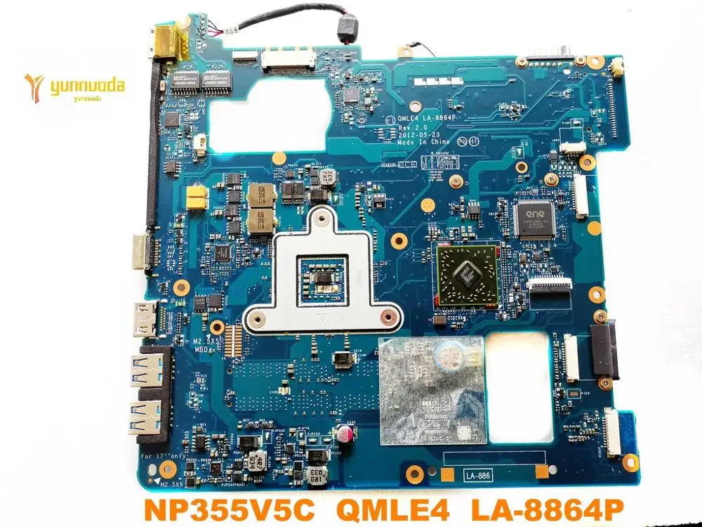 Оригинальная материнская плата для ноутбука samsung NP355V5C NP355V5C QMLE4 LA-8864P протестирована