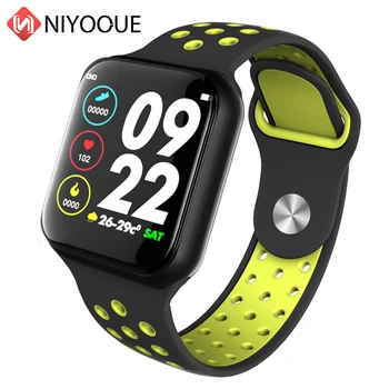 

NIYOQUE F8 Smart Watch Band IP67 Waterproof Heart Rate Blood Pressure Women Men Sport Smart Wristband Bracelet For Android IOS