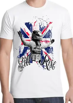

Lewis Hamilton t shirt F1 champion 44 mercedes Lewis Hamilton T-shirt still i rise car racing top tee auto race tee shirt