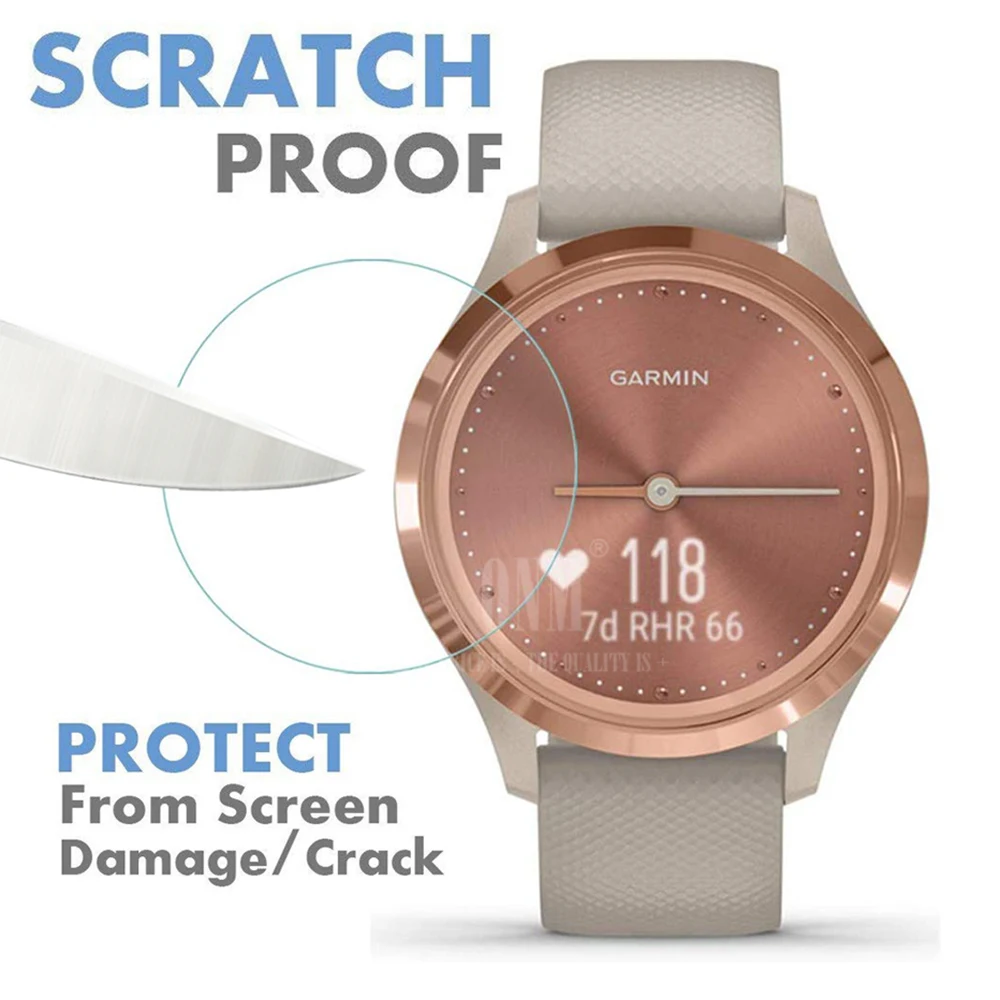 9H Премиум Закаленное стекло для Garmin Vivomove 3S Smartwatch Защита экрана пленка аксессуары