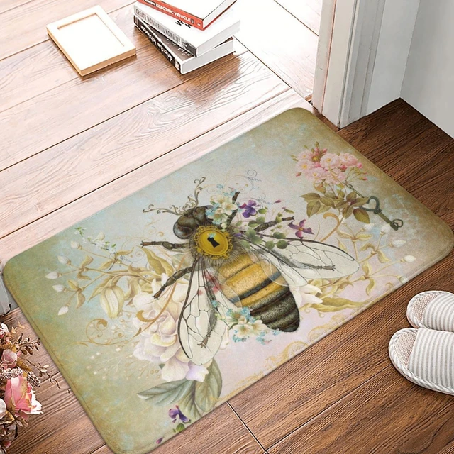 Bee Pattern Anti-slip Kitchen Rug