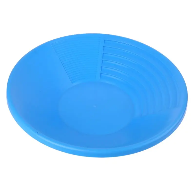 

15" Plastic Gold Pan Gold Basin For Sand Mud Mineral Processing Gold Rush Tools