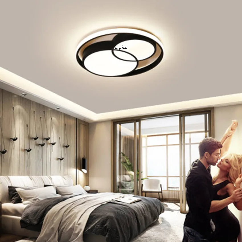 

Modern LED Round Ceiling Lights Lighting Nordic Splice Decor Luminaire Living Room Restaurant Child Bedroom Study Light Fixtures