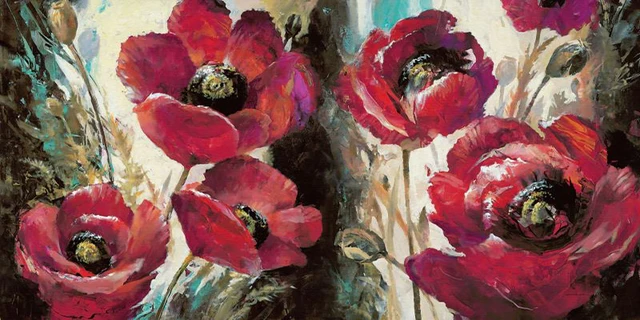 Colorful Flower Posters And Prints Abstract Oil Painting Printed On Canvas Wall Art Pictures For Living Room Sofa Home Decor 0630 flowers 22