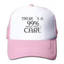 TSDFCThere 99% Chance I Don't Care сетчатая Бейсболка унисекс Кепка в Стиле Дальнобойщика розового цвета