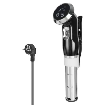 

Vacuum Slow Sous Vide Food Cooker 1500W Powerful Immersion Circulator LCD Digital Timer Display Stainless Steel Rod SV-8001