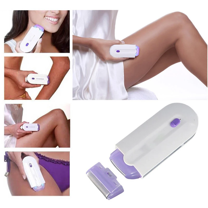 Professional Painless Hair Removal Kit Laser Touch Epilator USB Rechargeable Women Body Face Leg Bikini Hand Shaver Hair Remover|Epilators| - AliExpress