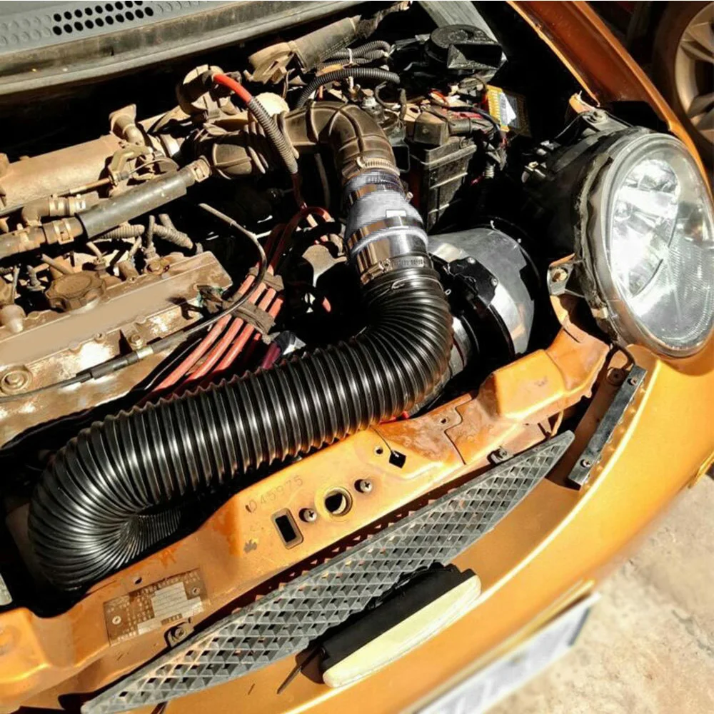 3 дюйм(ов) масштабируемой автомобиль внедорожник холодной Впускной воздуховод питающая трубка трубы шланг комплект универсальный шарнир