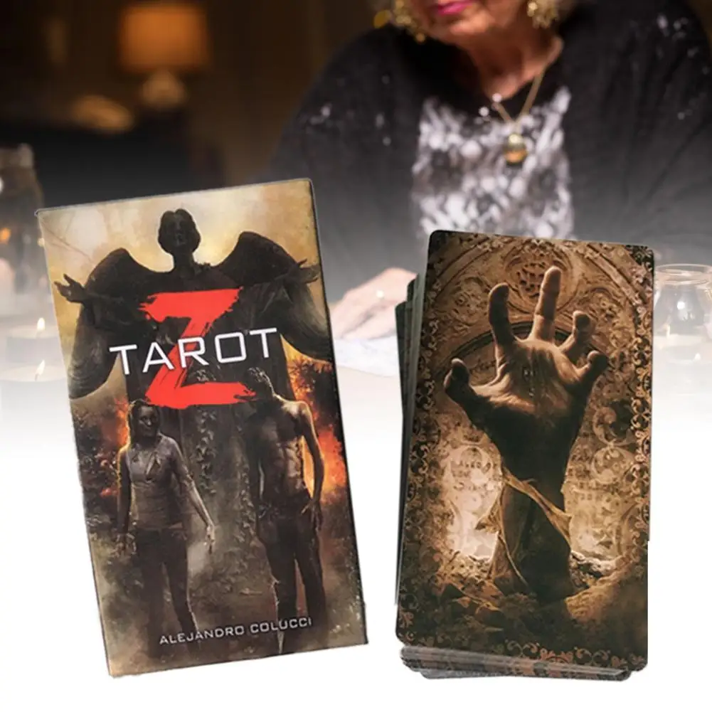 78 Tarot Z Deck Английский Русалочка Таро колода карты Таро колода настольные игры для семьи вечерние карточные игры развлечения подарок - Цвет: 78 Tarot Z Deck