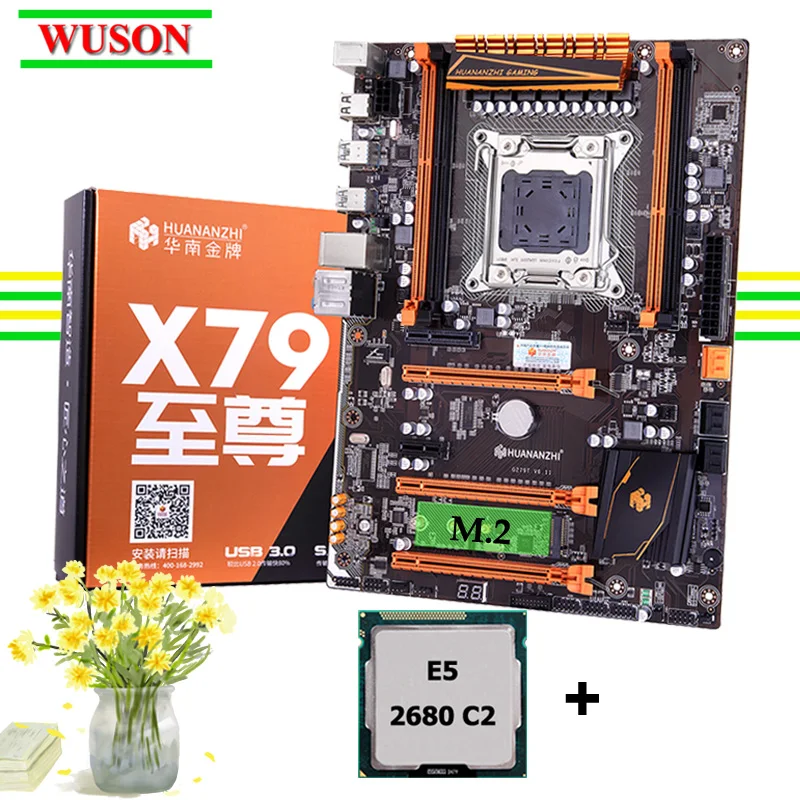 #Special Offers HUANANZHI X79 gaming motherboard with CPU Intel Xeon E5 2680 2.7GHz discount computer hardware supply tested before shipping #Special Offers HUANANZHI X79 gaming motherboard with CPU Intel Xeon E5 2680 2.7GHz discount computer hardware supply tested before shipping