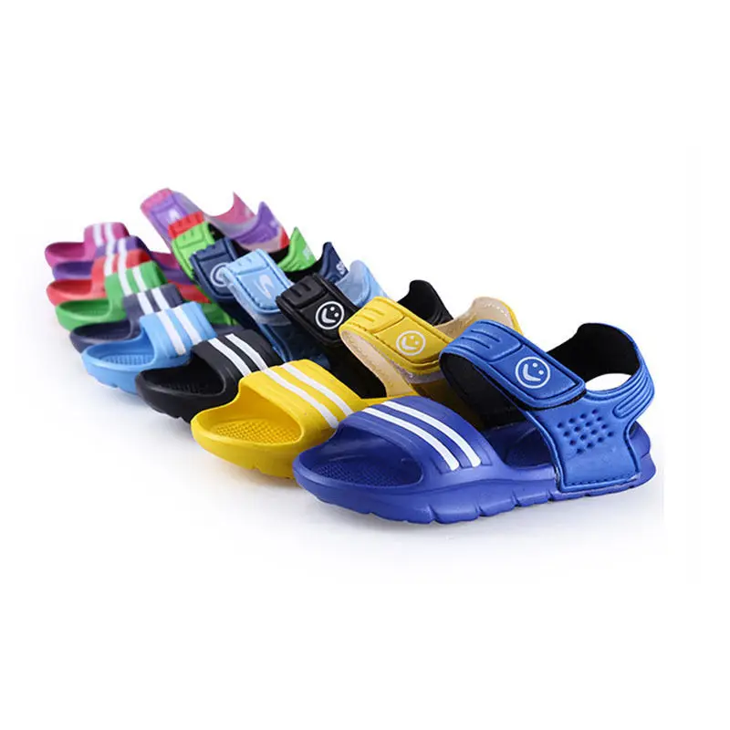 Toddler Kids Big Boys 1 Pair Casual Summer Closed Toe Cool Sandal Shoes Children Walking Shoes Breathable Beach Slip-On Shoes