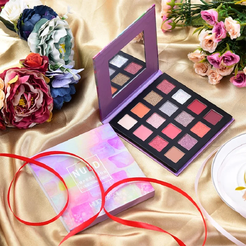 

2019 new HUDAMOJI16 color dazzle color, eye shadow, pearl matte eyeshadowpaleet makeup pallete