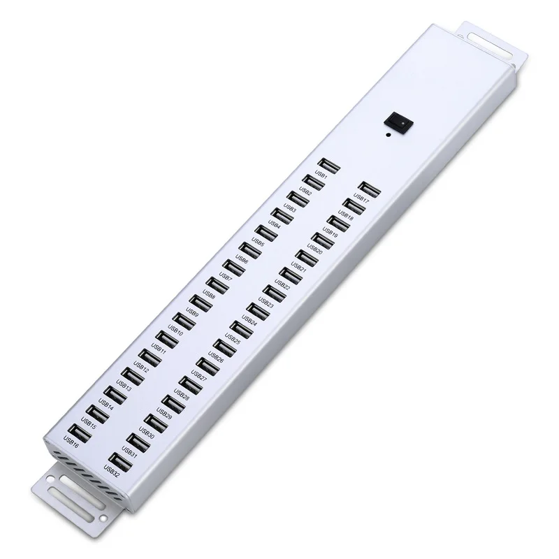 

And 32 USB2.0 Hub 130W Separate Power Supply Group Control Mobile Phone Brush Bulk USB Drive Copy HUB Deconcentrator