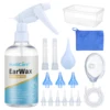 Ear Wax Removal Kit Remover Irrigation Tool Set 500ml Ear Cleaning Washer Rinse Bottle With Cleaning Tips For Adults Health Care 1