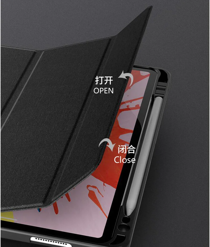 Чехол SUREHIN для Apple iPad 10,2, чехол с карандашом, мягкий силиконовый умный защитный чехол для iPad air Pro 10,5 чехол