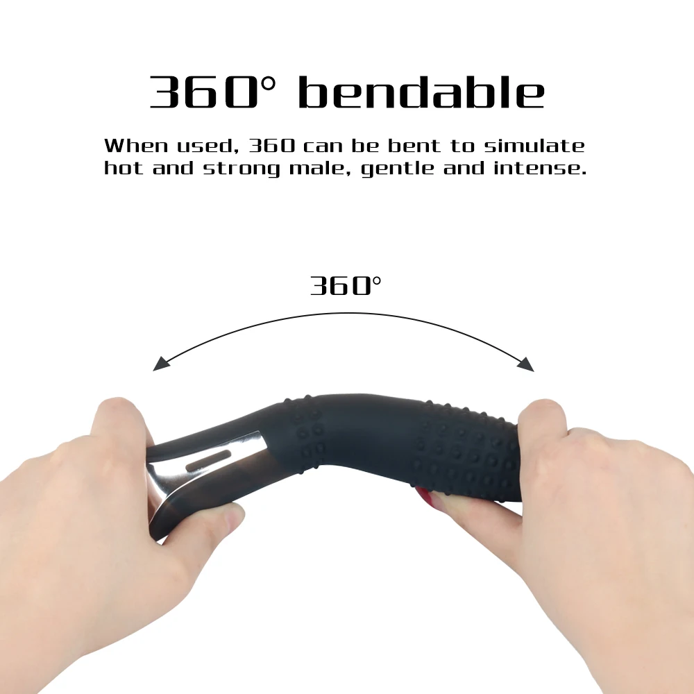 USB зарядка Анальные вибраторы для женщин импульсный Телескопический