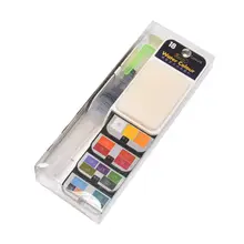 Портативный Вихрь сплошной воды цвет пигмент краски набор с 6 шт воды кисти яркий цвет