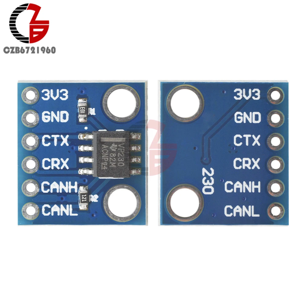 SN65HVD230 CAN Bus модуль связи приемопередатчика управления наклоном совместим со стандартом ISO 11898-2 для Arduino