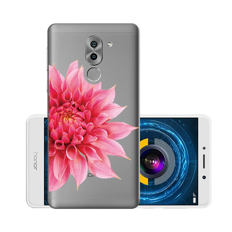 W057 Мягкий чехол из ТПУ, чехлы для huawei Honor 6X, силиконовый прозрачный чехол для huawei GR5, BLL-L21 BLN-AL10 Honor6X mate 9 Lite - Цвет: W057