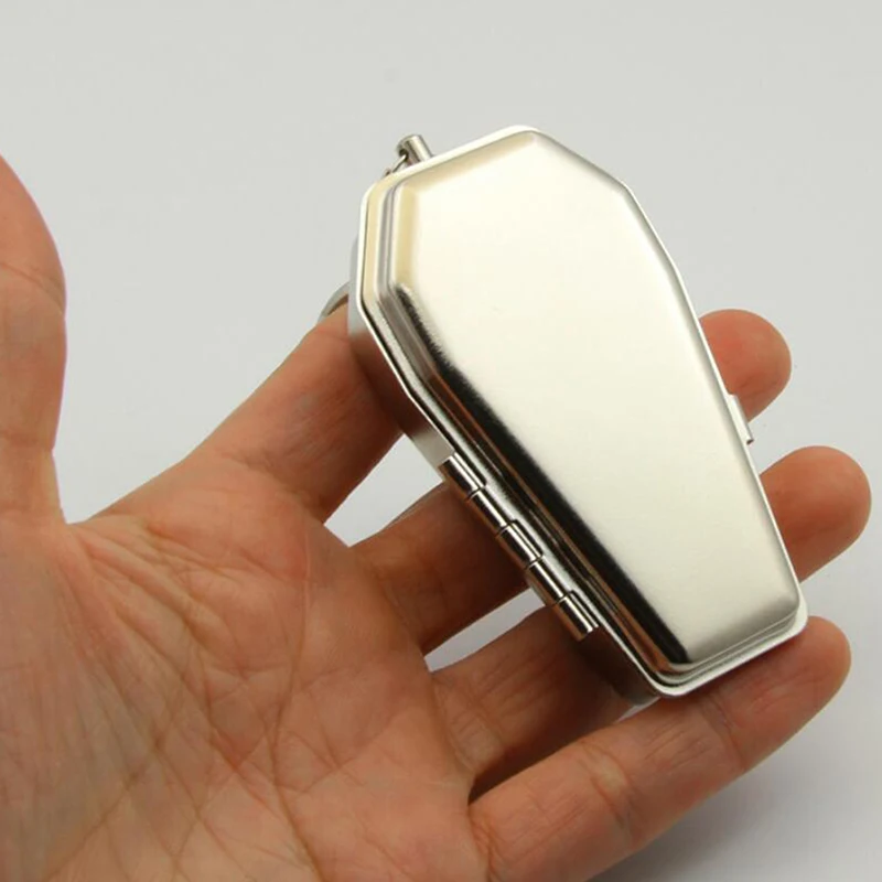 Mini Portable Ashtray Cigarette Keychain Outdoor Use Pocket Smoking Smoking Ash Tray With Lid Key Chain For Travelling portable ashtray cigarettes ashtray
